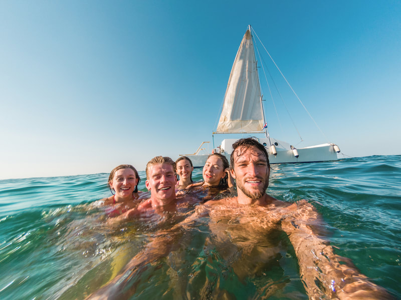 group sailboat trip